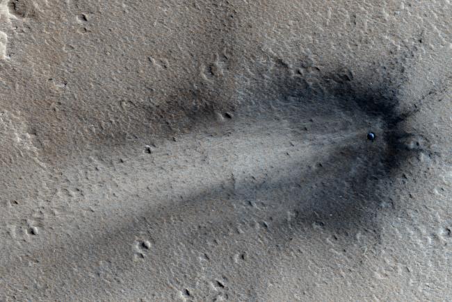 Cratère martien