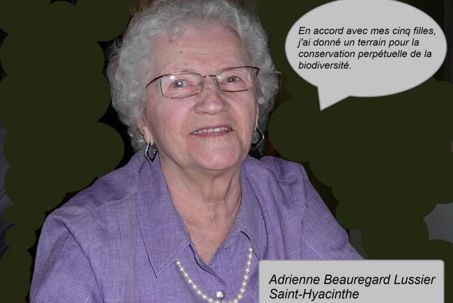 Adrienne est la fière doyenne de notre mouvement des ambassadeurs © Céline Lussier Cadieux