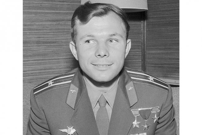 Youri Gagarine en juillet 1961.