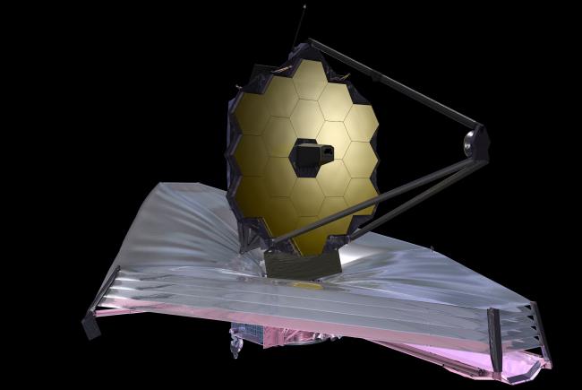 Artist's view of the James Webb Space Telescope