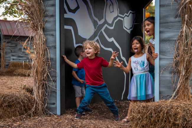 Le Parcours des pas sorciers du Jardin botanique, un endroit où les enfants peuvent courir, jouer et rire sans limites. 