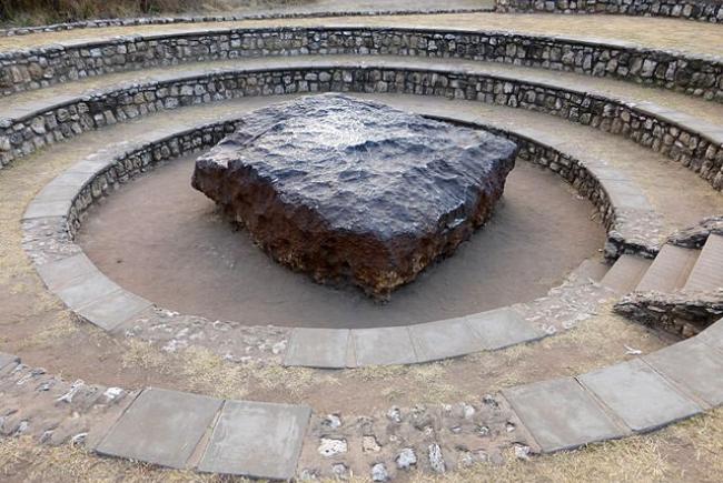 Site protégé de la météorite Hoba en Namibie.