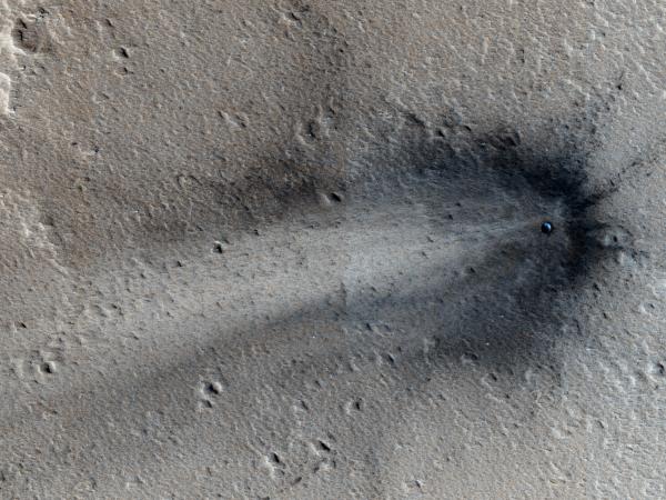 Cratère martien