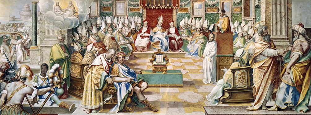 Opening of the Council of Nicaea (325) by Emperor Constantine I (the Great)