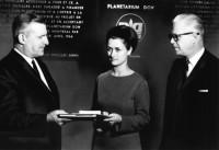 photo du 250000<sup>ème</sup> visiteur de Planétarium