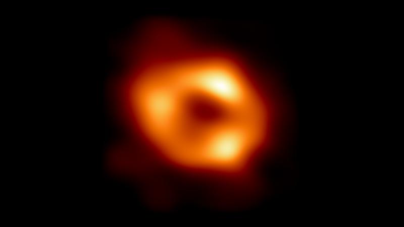 Première image du trou noir supermassif Sgr A* situé au centre de la Voie lactée