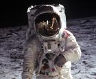 Buzz Aldrin sur la surface de la Lune - carrousel