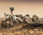 Interpretation artistique du rover de la NASA en Mars 2020