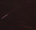 A shooting star, one of the Perseids
