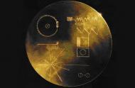 Couvercle du disque d&#039;or de Voyager 