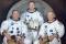 The crew of the Apollo 11 mission: Neil Armstrong, commander; Michael Collins, command module pilot; and Buzz Aldrin, lunar module pilot.