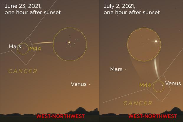 20210623-0702 Mars and Venus meet M44