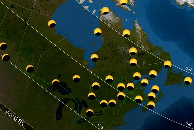 20170821 eclipse map Quebec Canada