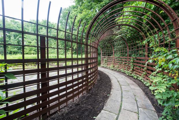 Maison-longue - Zone de l'horticulture - Jardin des Premières-Nations