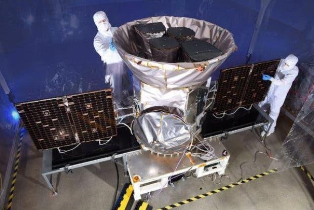 TESS, Transiting Exoplanet Survey Satellite, before its launch in 2017
