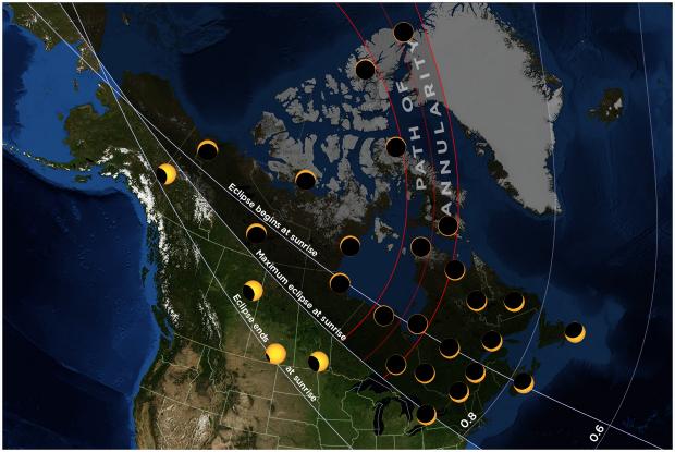 20210610 eclipse map Canada