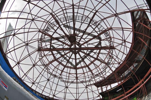 Planétarium Rio Tinto Alcan en construction.