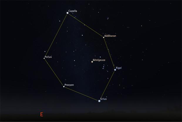 Hexagone d'hiver