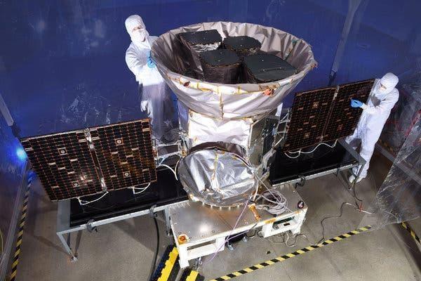 TESS, Transiting Exoplanet Survey Satellite, before its launch in 2017