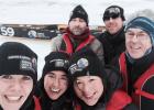 Space for Life ice canoeing team