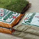Bags of fertilizer